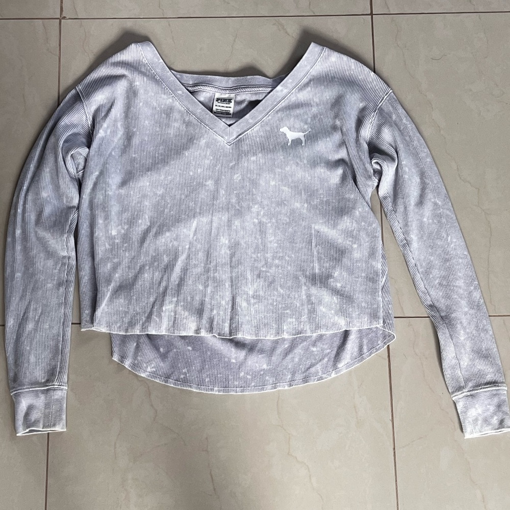 Victoria Secret long-sleeve crop top